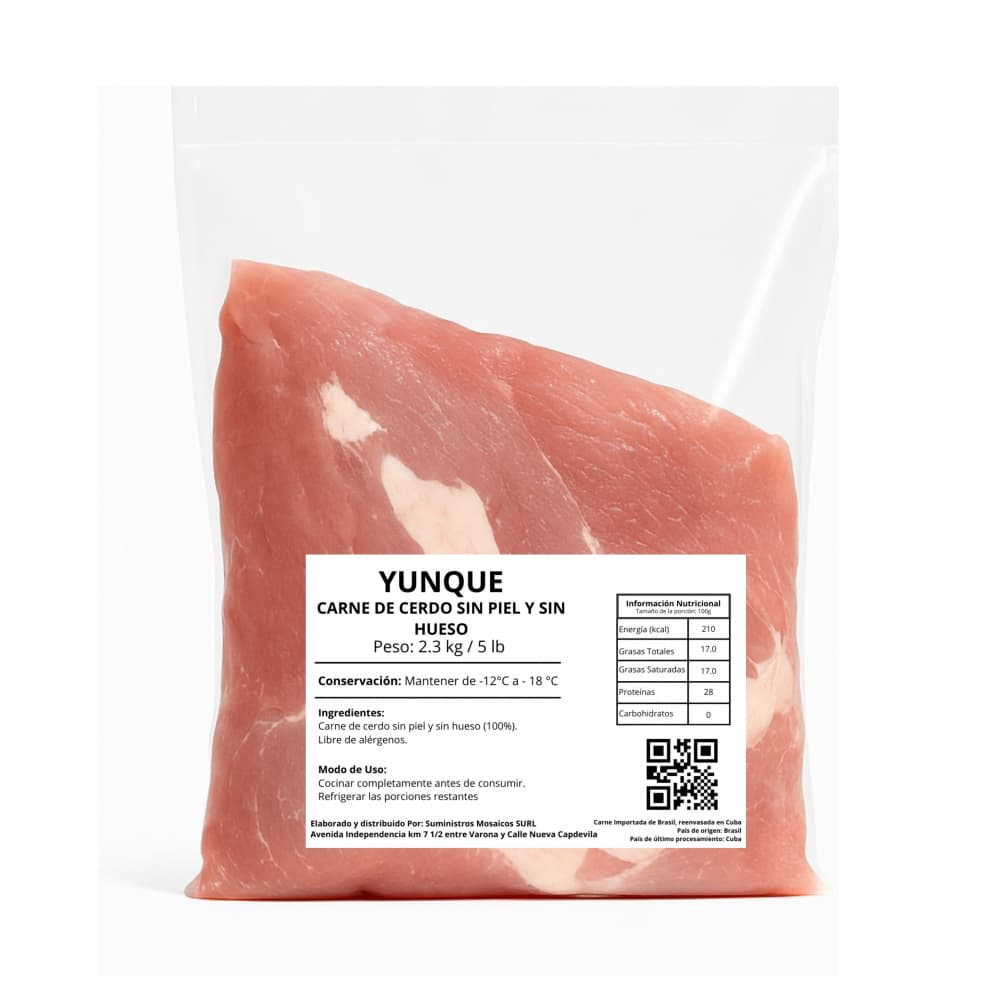 Carne de cerdo sin piel y sin hueso Yunque (2.3 kg / 5 lb) - Miniatura 2