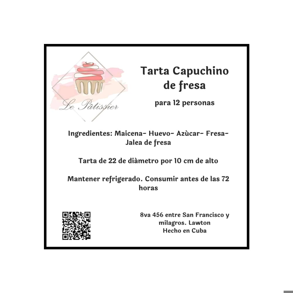 Tarta de capuchino de fresa Le Patissier (12 personas) - Miniatura 4