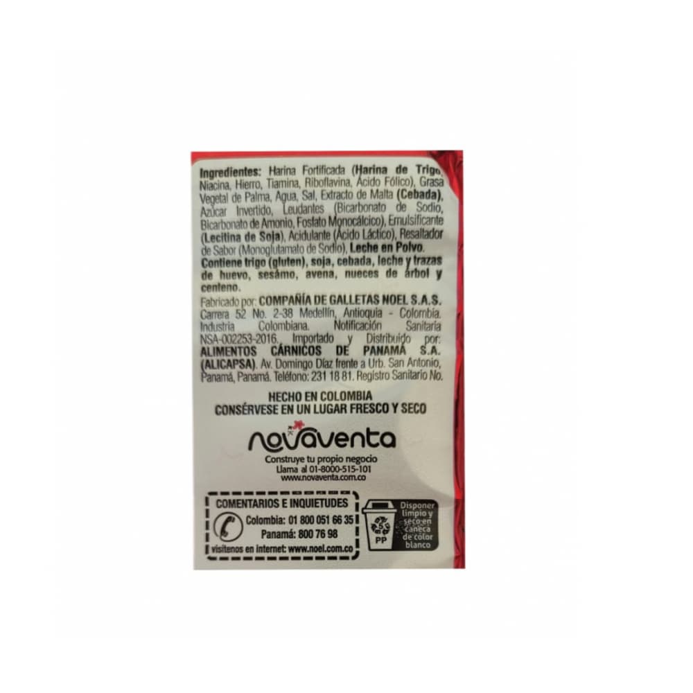 Galletas saladas tradicional Saltín Noel (4 x 102 g / 3.6 oz) - Miniatura 3