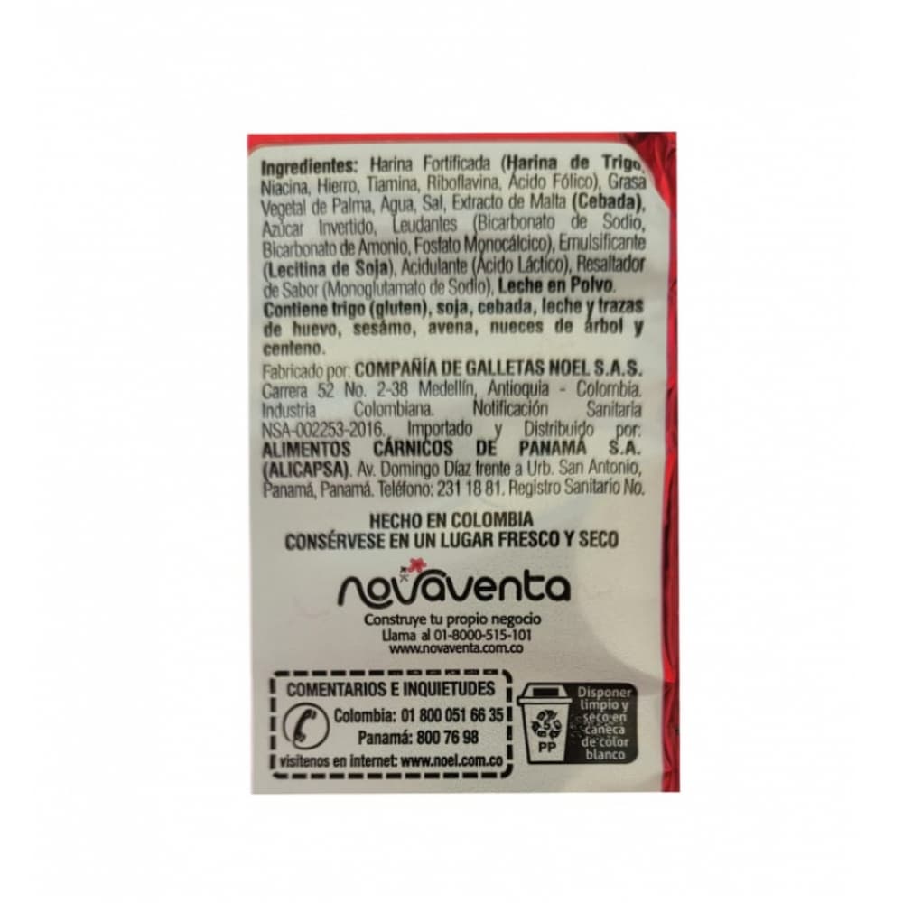 Galletas saladas tradicional Saltín Noel (5 x 102 g / 3.6 oz) - Miniatura 2