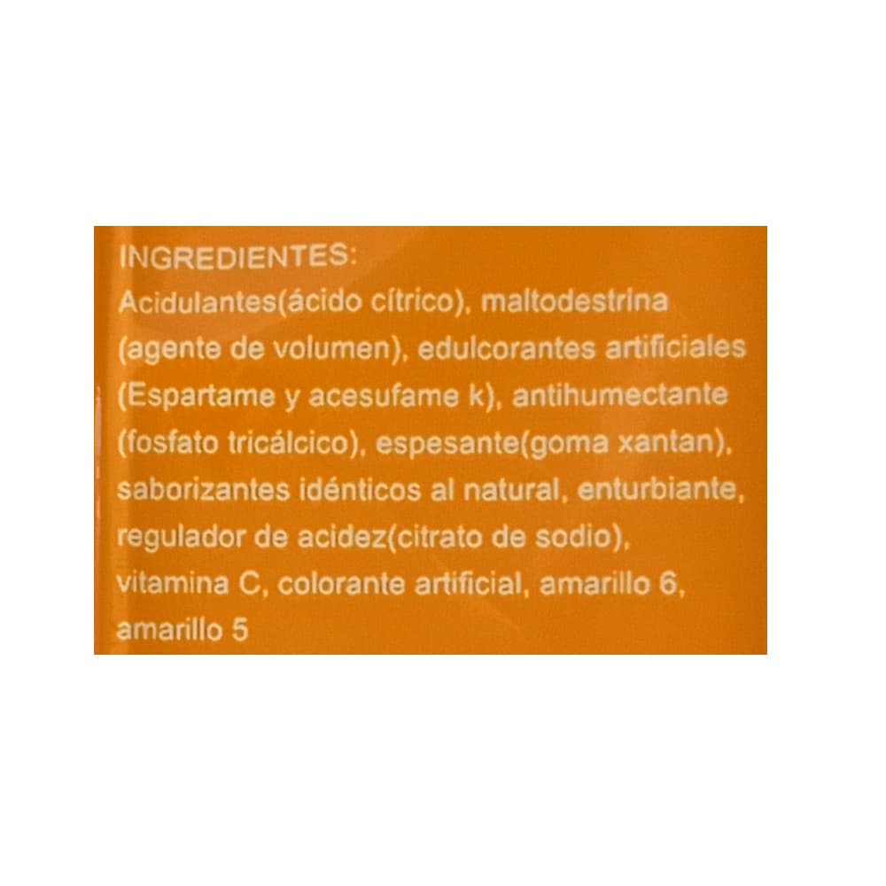 Refresco instantáneo sabor piña El Frutal (45 g / 1.58 oz) - Miniatura 2