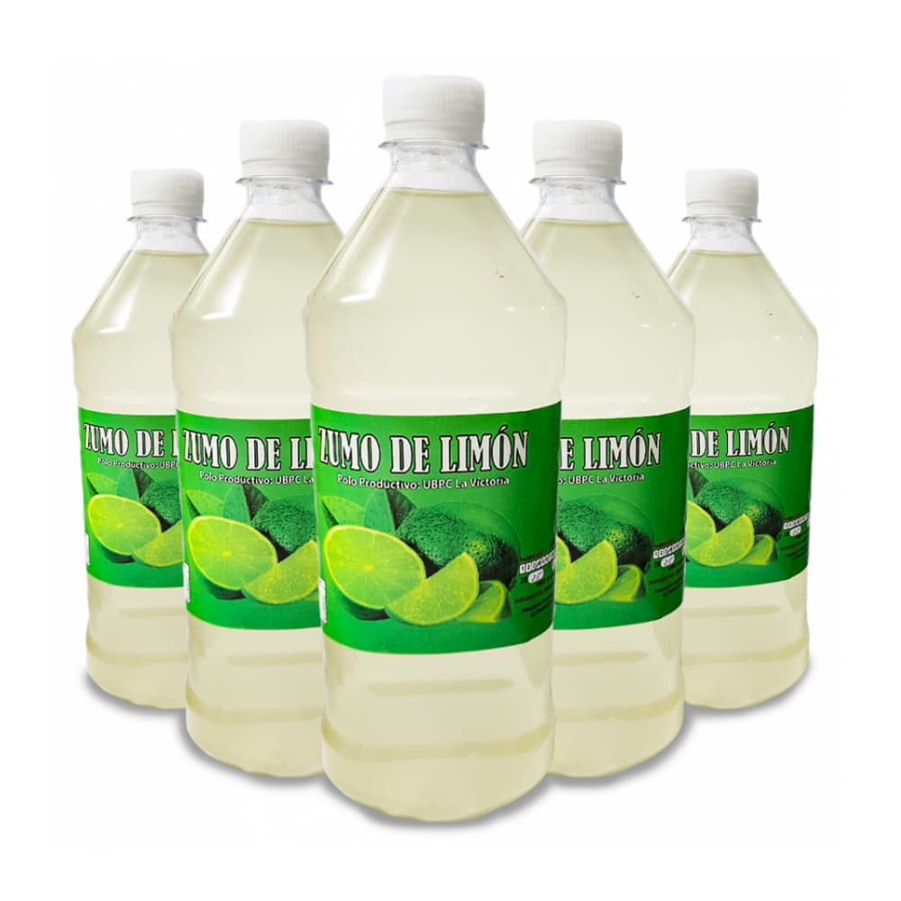 Zumo de limón (5 x 1 L) - Imagen 1