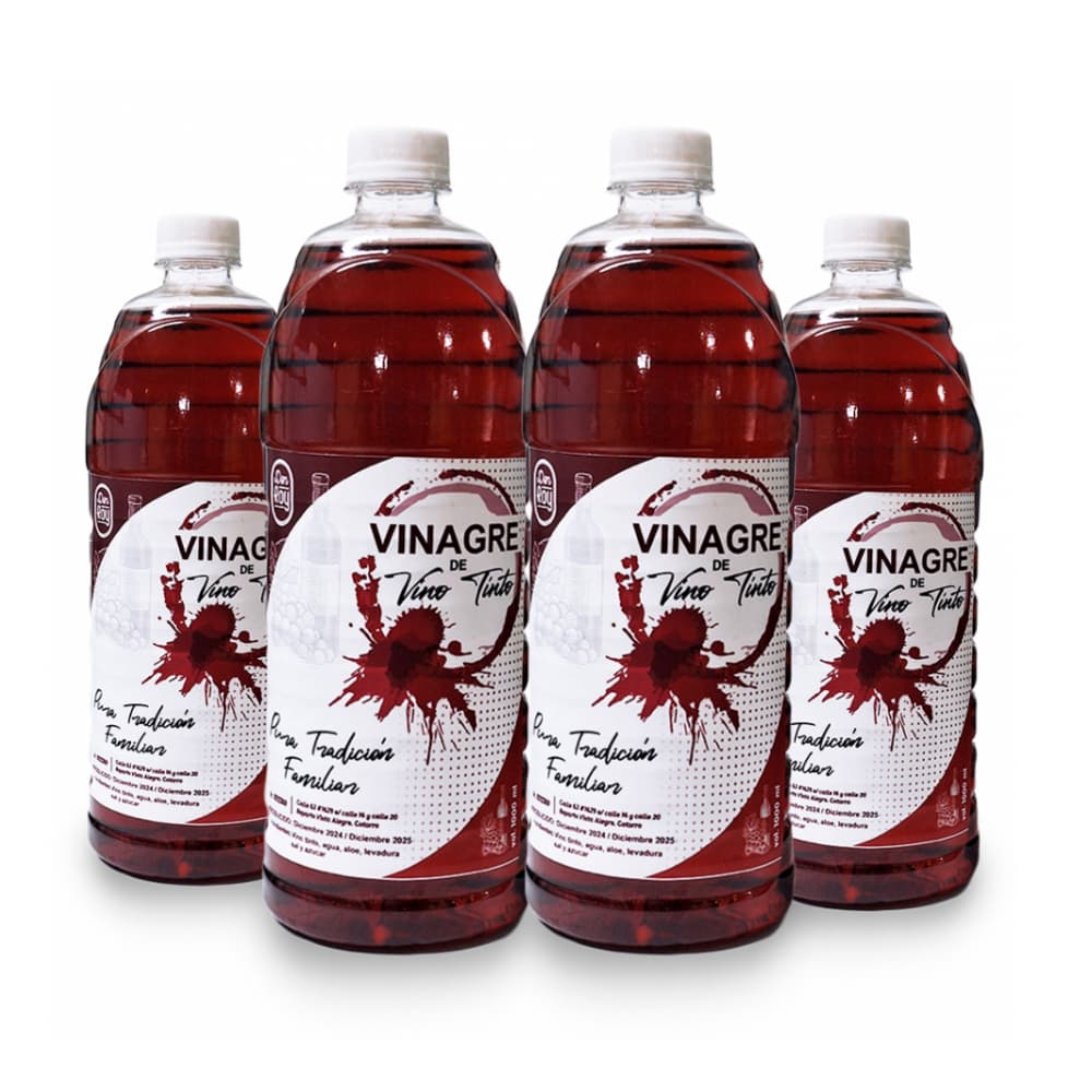 Vinagre de vino tinto Don Roy (4 x 1 L) - Miniatura 1