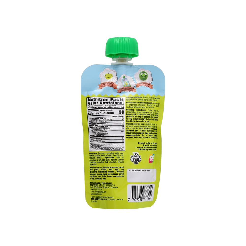 Compota de pera Baby Fruit (113 g / 4 oz) - Miniatura 2