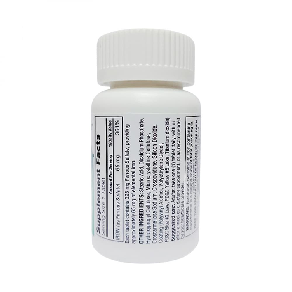 Sulfato ferroso 325 mg (100 tabletas) - Miniatura 2
