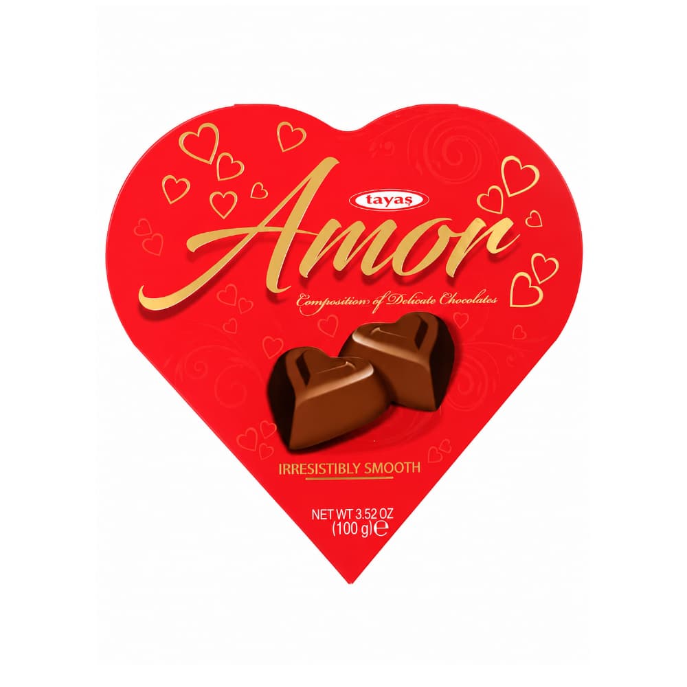 Caja de bombones de chocolate Tayas Amor (100 g / 3.52 oz) - Miniatura 1