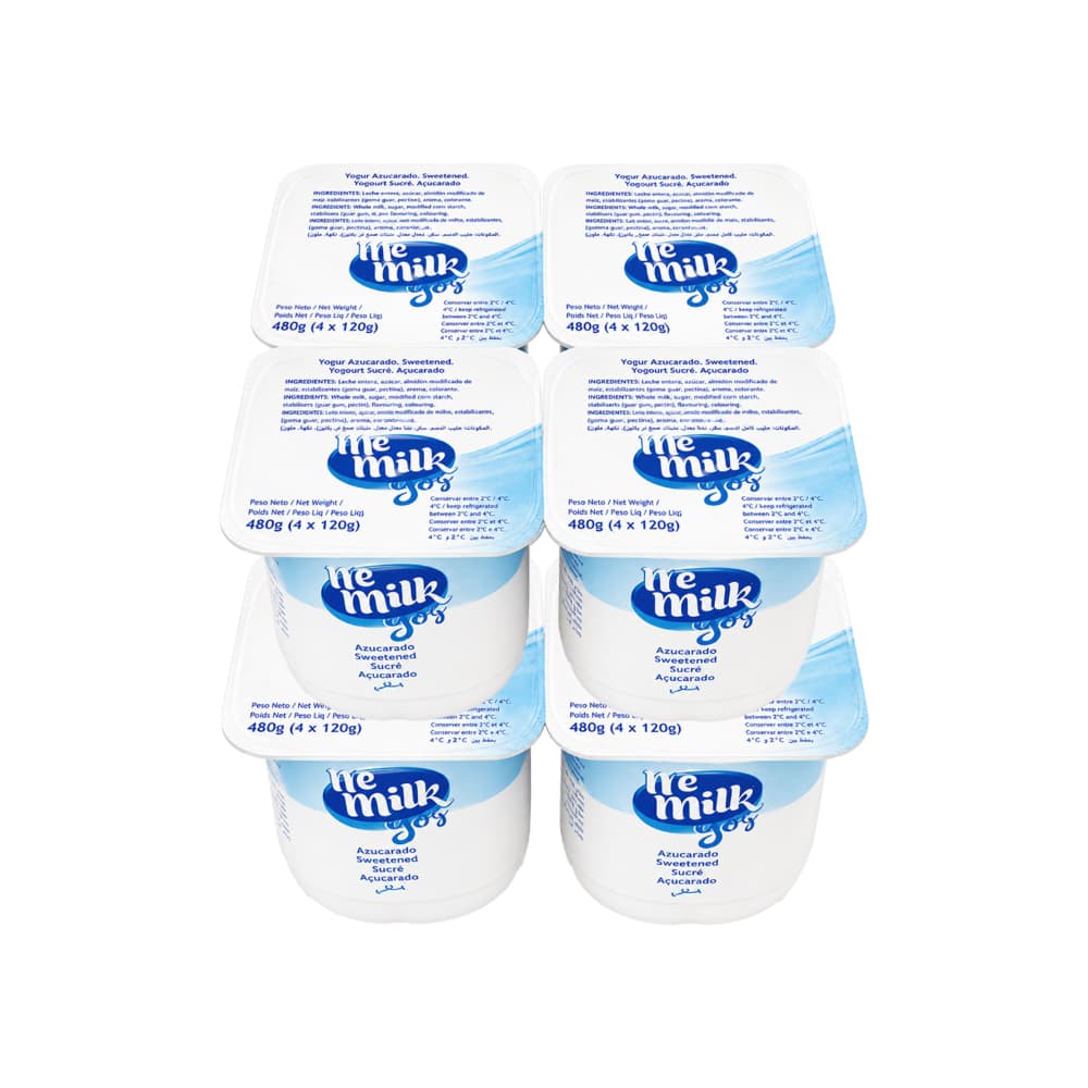Yogur sabor natural Me Milk (8 x 120 g / 4.23 oz) - Miniatura 1