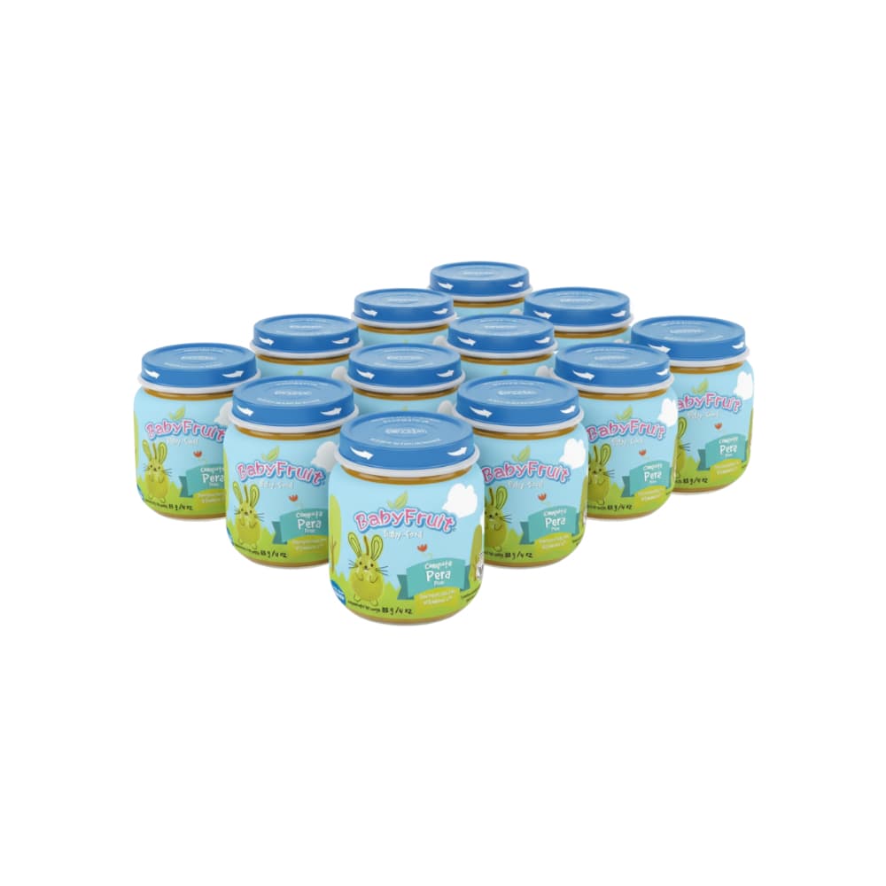 Compota de pera Baby Fruit (12 x 113 g / 3.98 oz) - Imagen 1