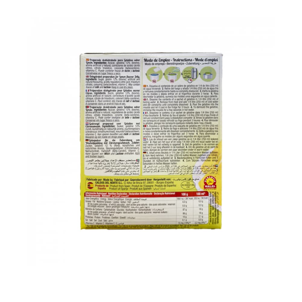 Gelatina de limón Calnort (170 g / 6 oz) - Miniatura 7