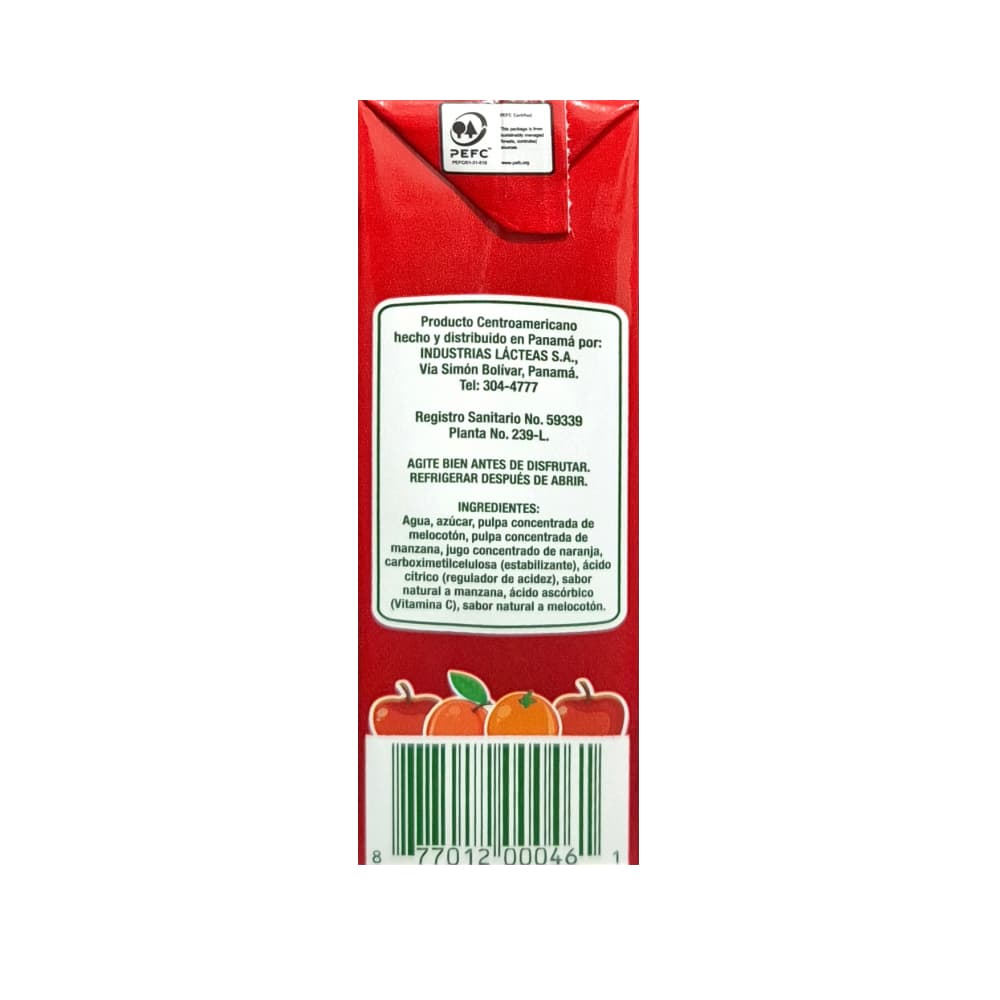 Néctar de ponche de frutas Del Prado (200 ml) - Miniatura 3