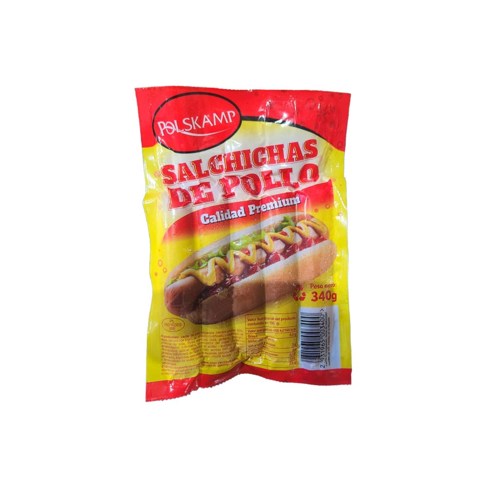 Salchichas de pollo Polskamp (340 g / 12 oz) - Imagen 1