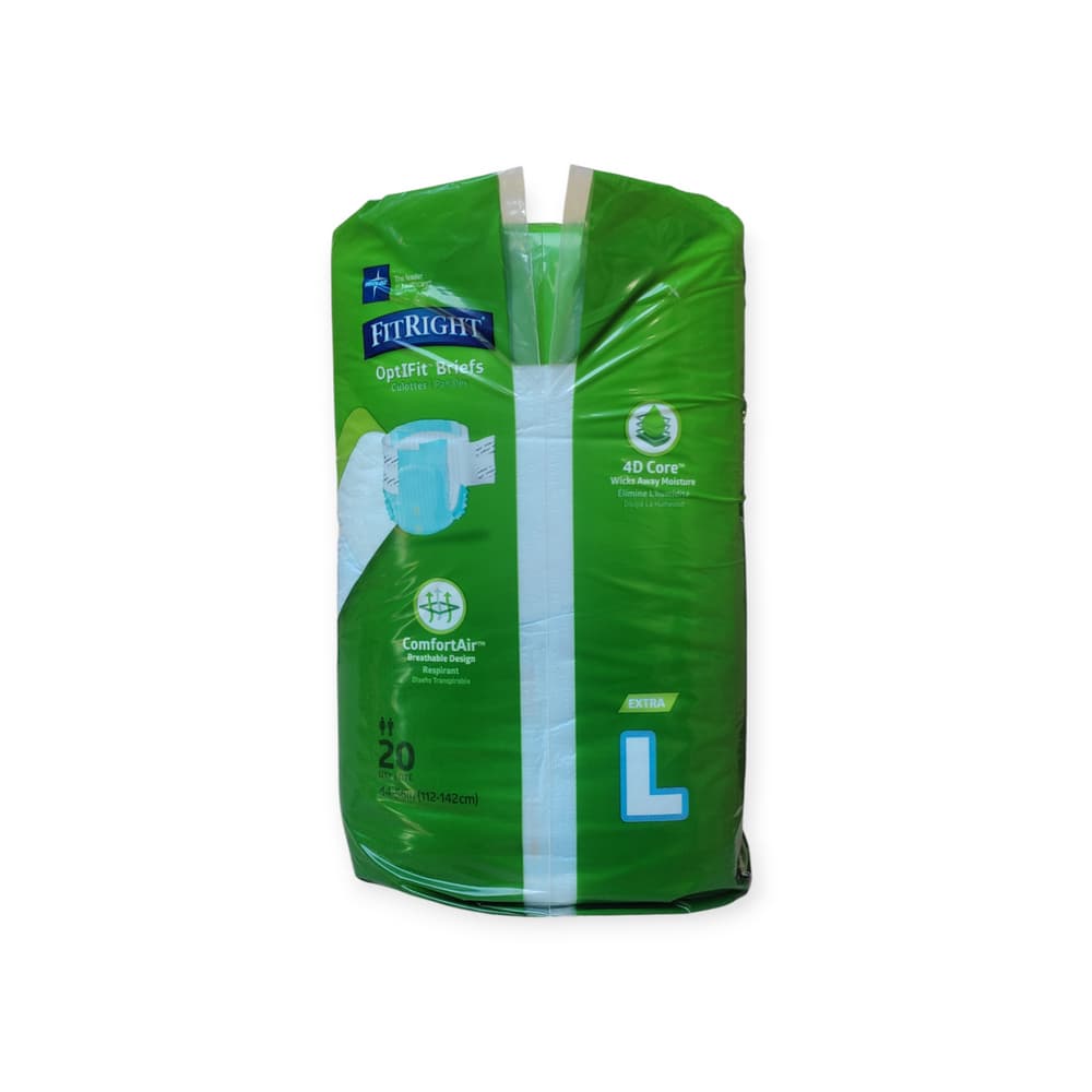 Culeros desechables para adultos talla L Fit Right (20 U) - Miniatura 4