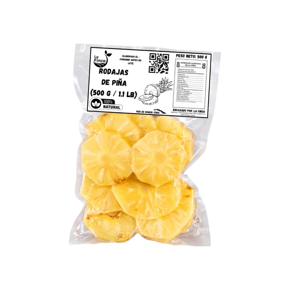 Rodajas de piña La Finca (500 g / 1.1 lb) - Miniatura 2