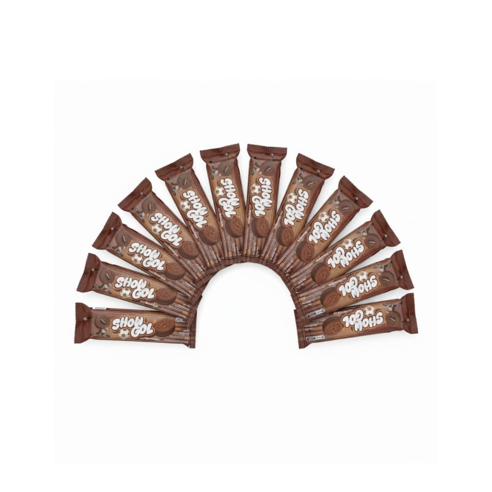 Galletas de chocolate rellenas con crema sabor a chocolate Show Gol (12 x 76 g / 2.68 oz) - Miniatura 1