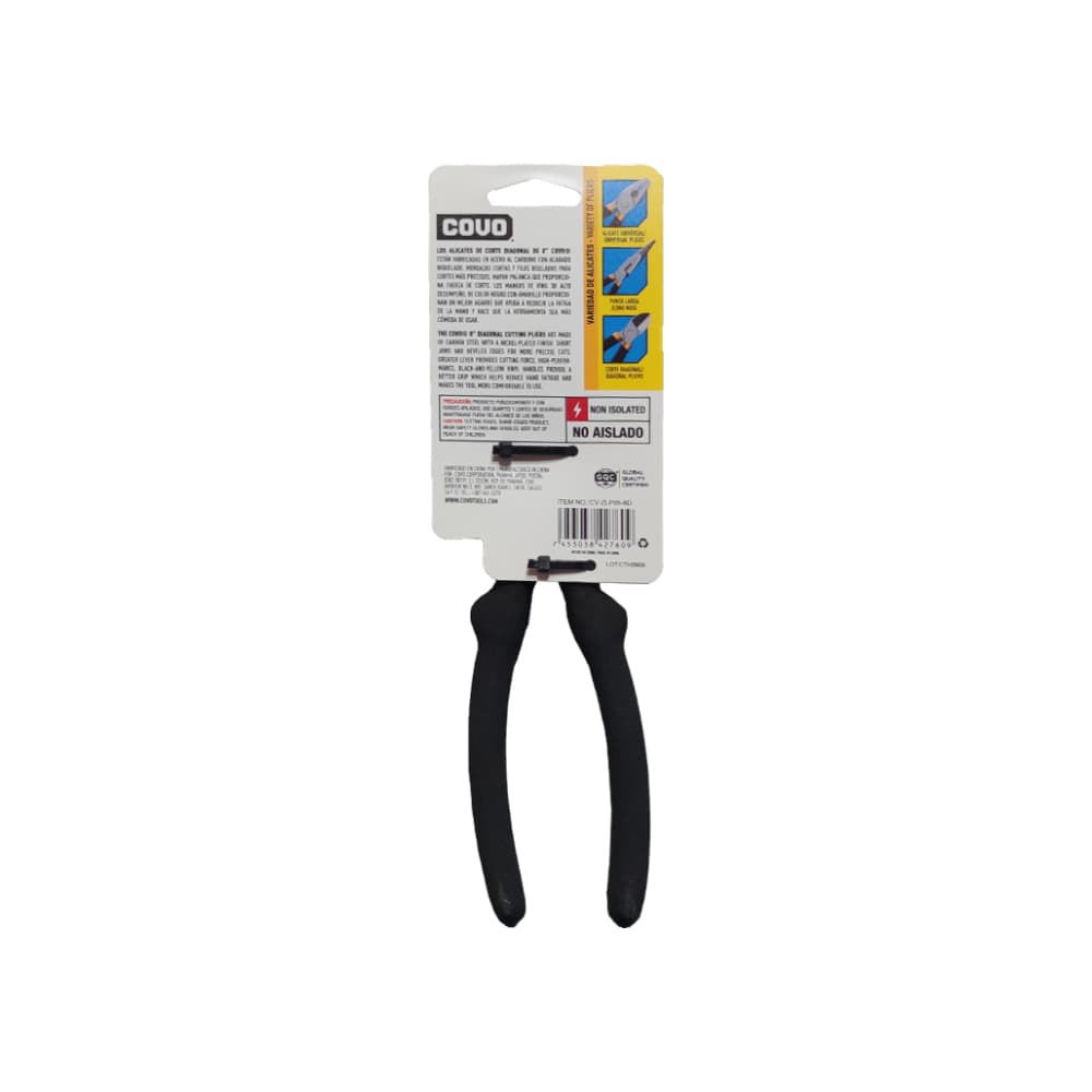 Alicate pinza tenaza garra corte diagonal 8'' Covo - Miniatura 5