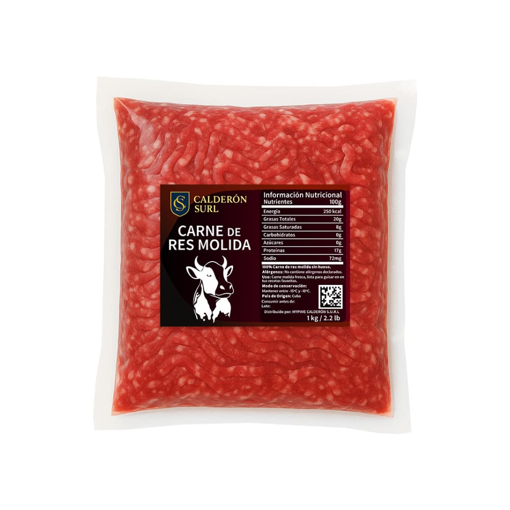 Carne molida de res Calderón (1 kg / 2.2 lb) - Miniatura 2
