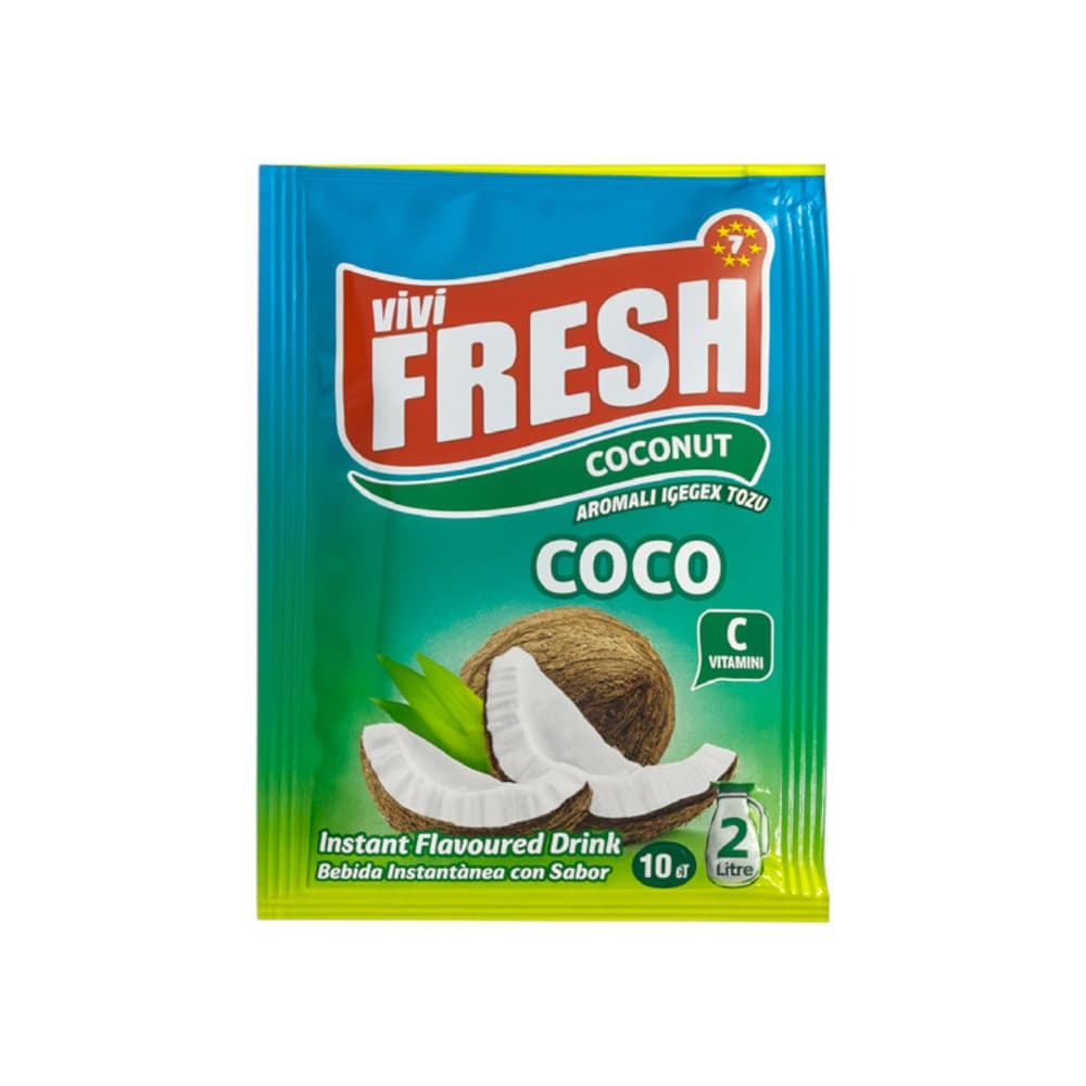 Refresco instantáneo sabor coco Vivi Fresh Erdem (24 x 10 g) - Miniatura 2