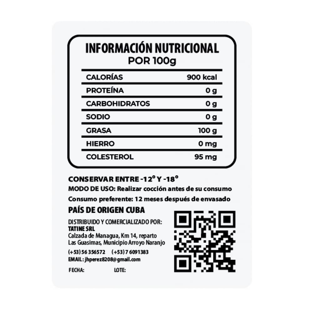 Grasa de cerdo Campo Vivo (1 kg / 2.2 lb) - Miniatura 2