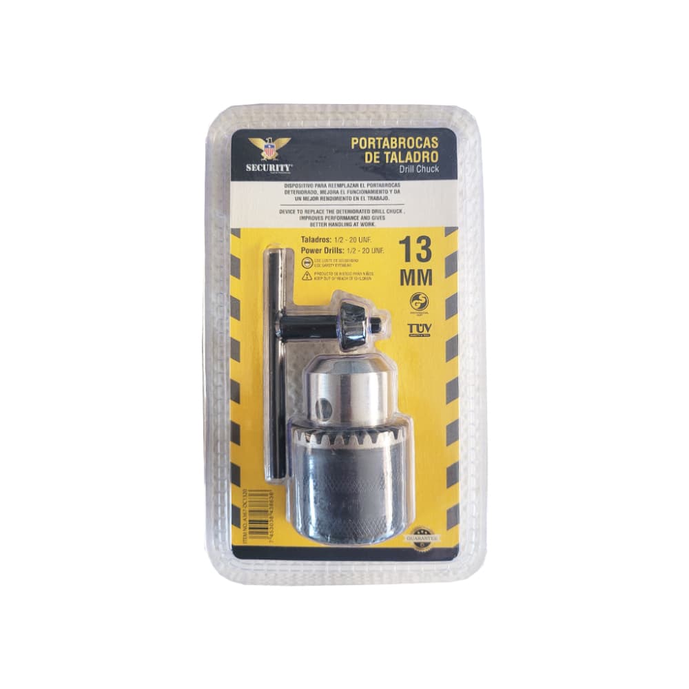 Porta brocas mandril para taladro 13 mm Security - Miniatura 4