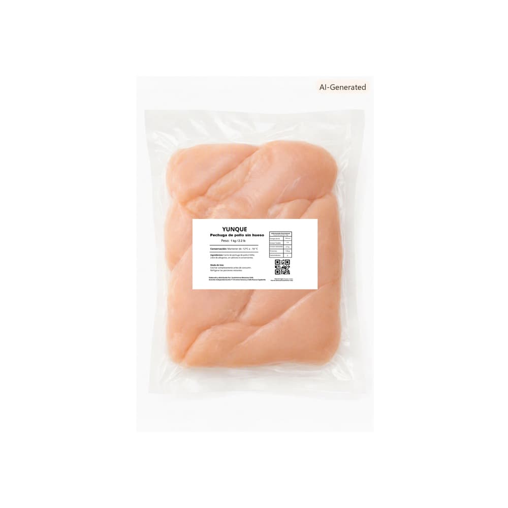 Pechuga de pollo sin hueso Yunque (1 kg / 2.2 lb) - Miniatura 3