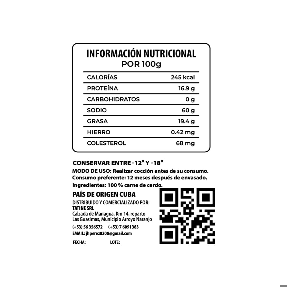 Picadillo de cerdo Campo Vivo (500 g / 1.1 lb) - Miniatura 4