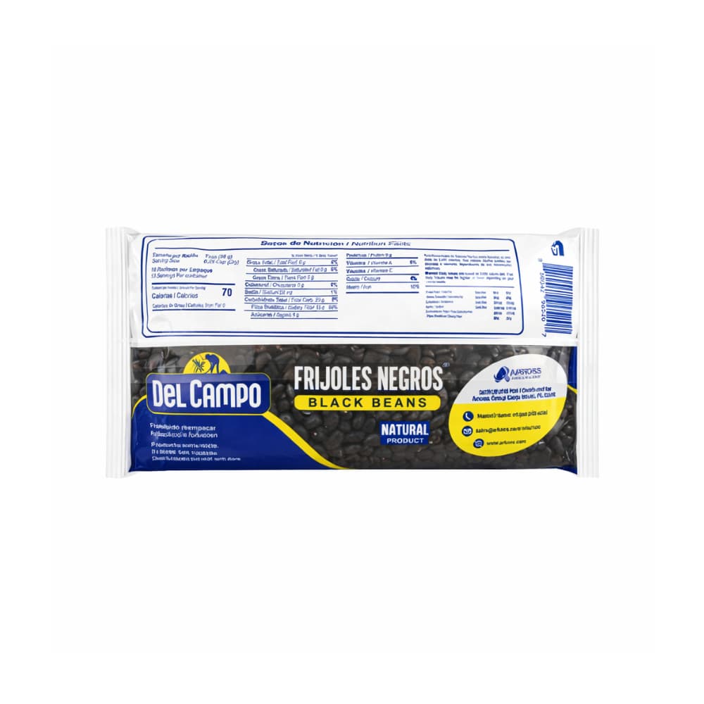 Frijoles negros Del Campo (454 g / 1 lb) - Miniatura 2