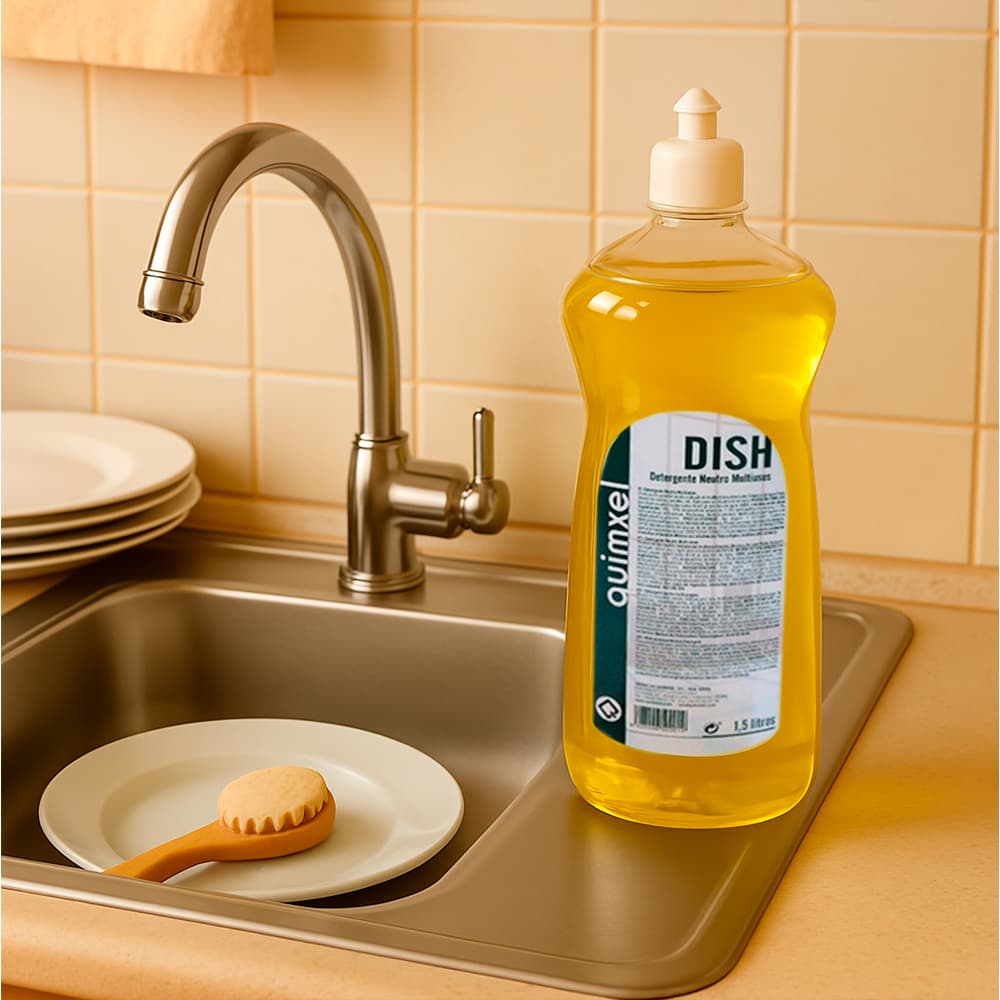 Detergente neutro multiusos Dish Quimxel (1.5 L) - Miniatura 5
