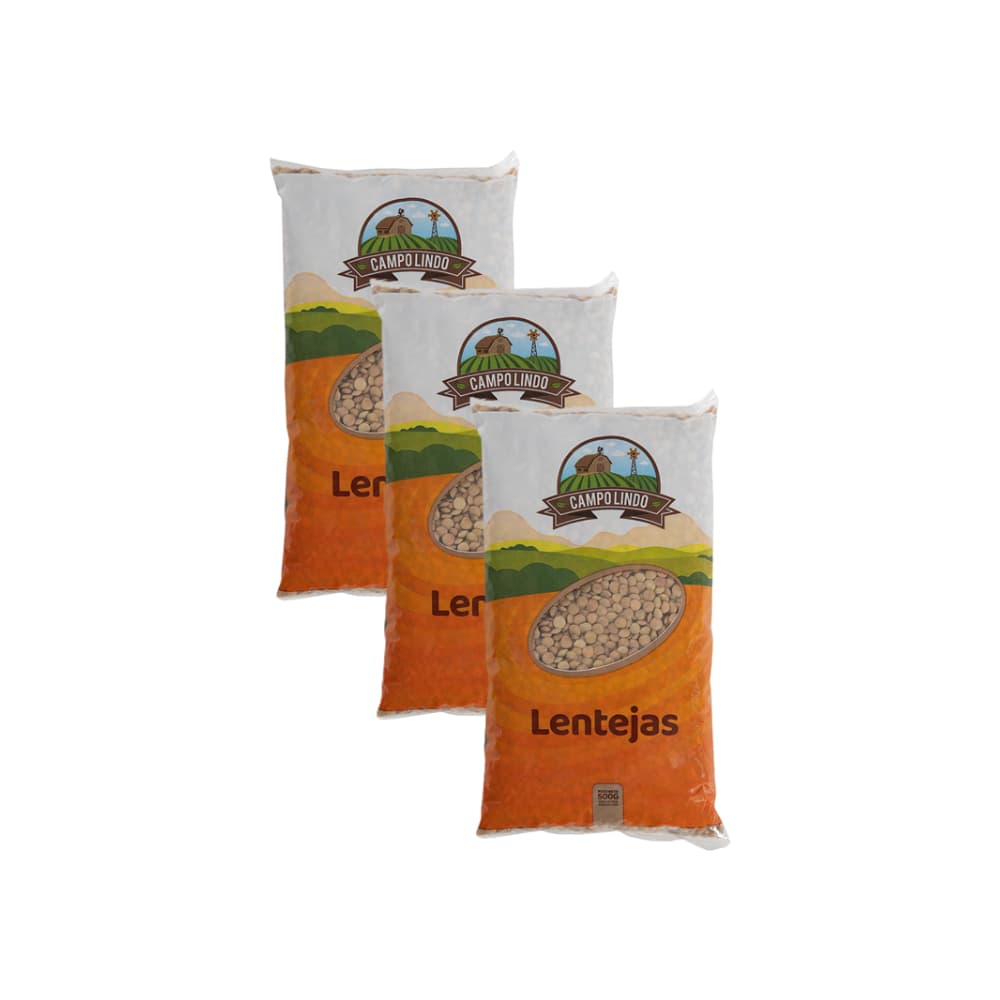 Lentejas (3 x 500 g / 1.1 lb) - Miniatura 1