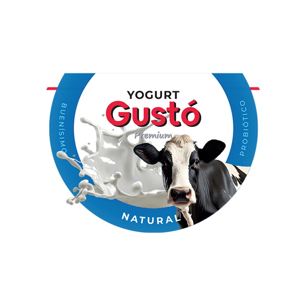Yogurt Probiótico natural Gustó Premium (500 ml) - Miniatura 4