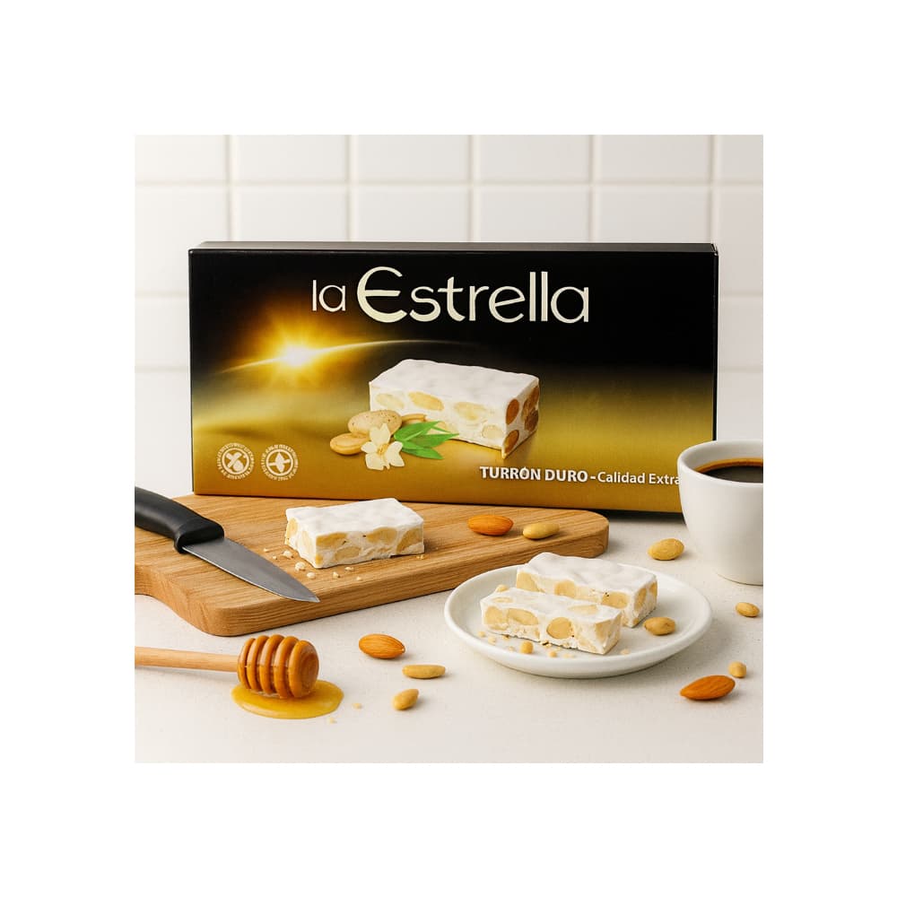 Turrón duro La Estrella (200 g / 7 oz) - Miniatura 4