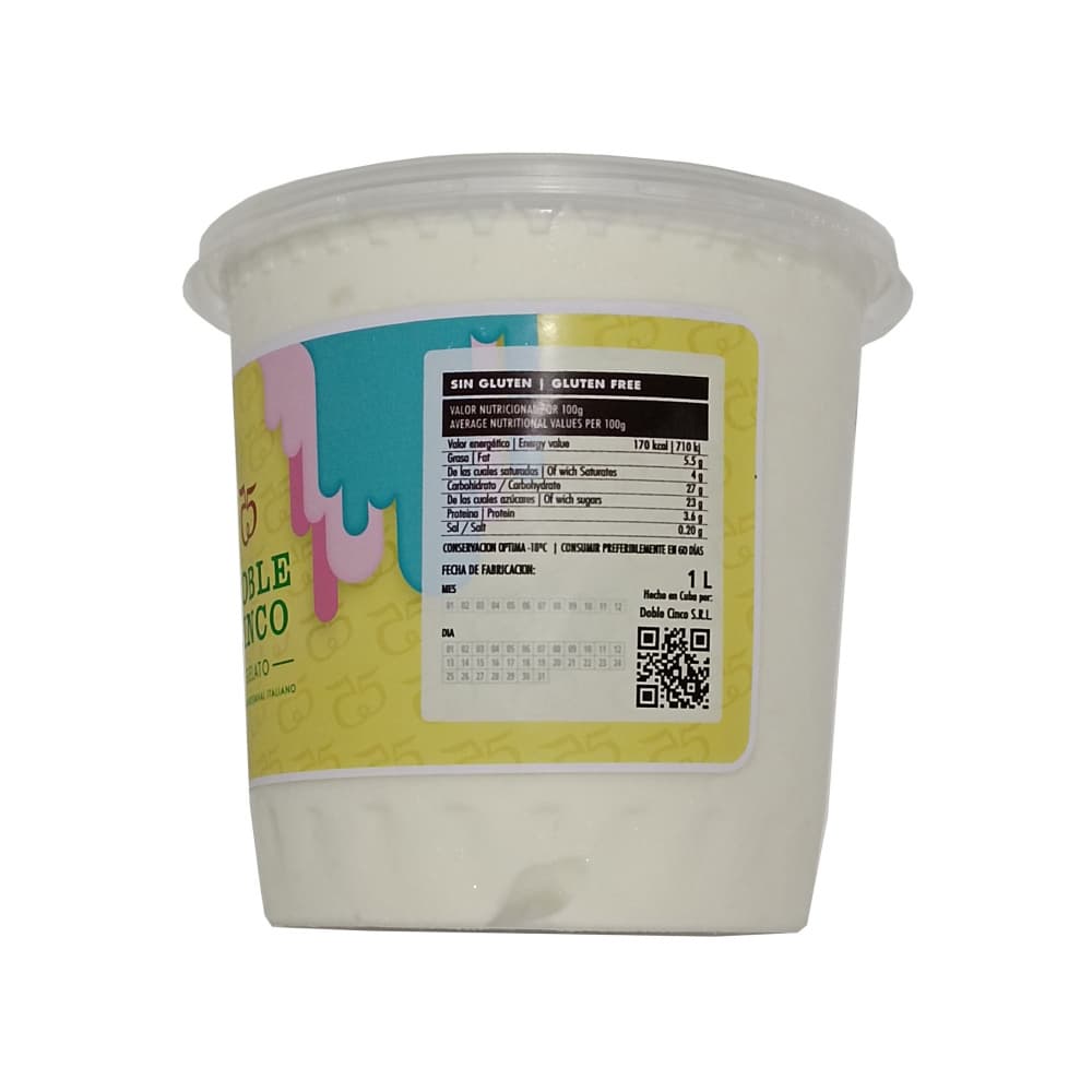 Helado artesanal italiano -gelato- vainilla francesa (1 L) - Miniatura 2