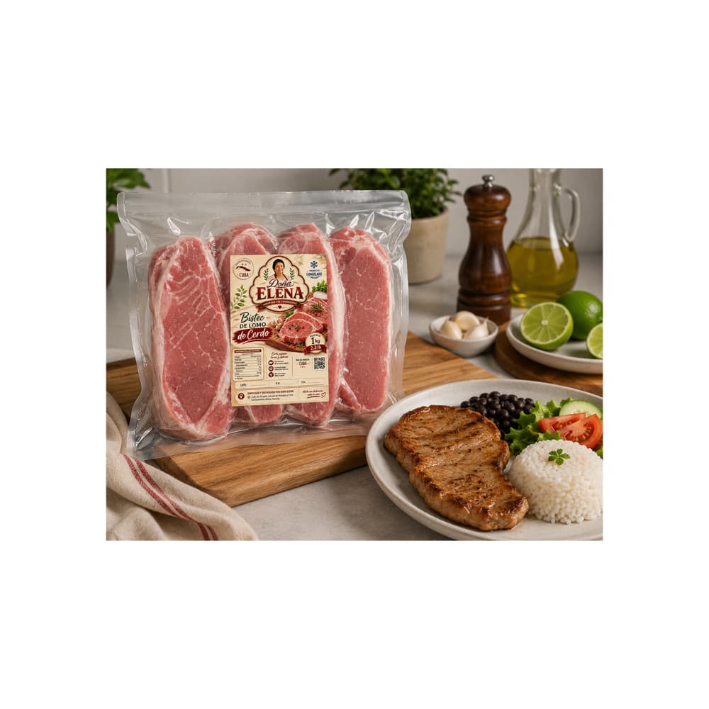 Bistec de lomo de cerdo Doña Elena (1 kg / 2.2 lb) - Miniatura 3