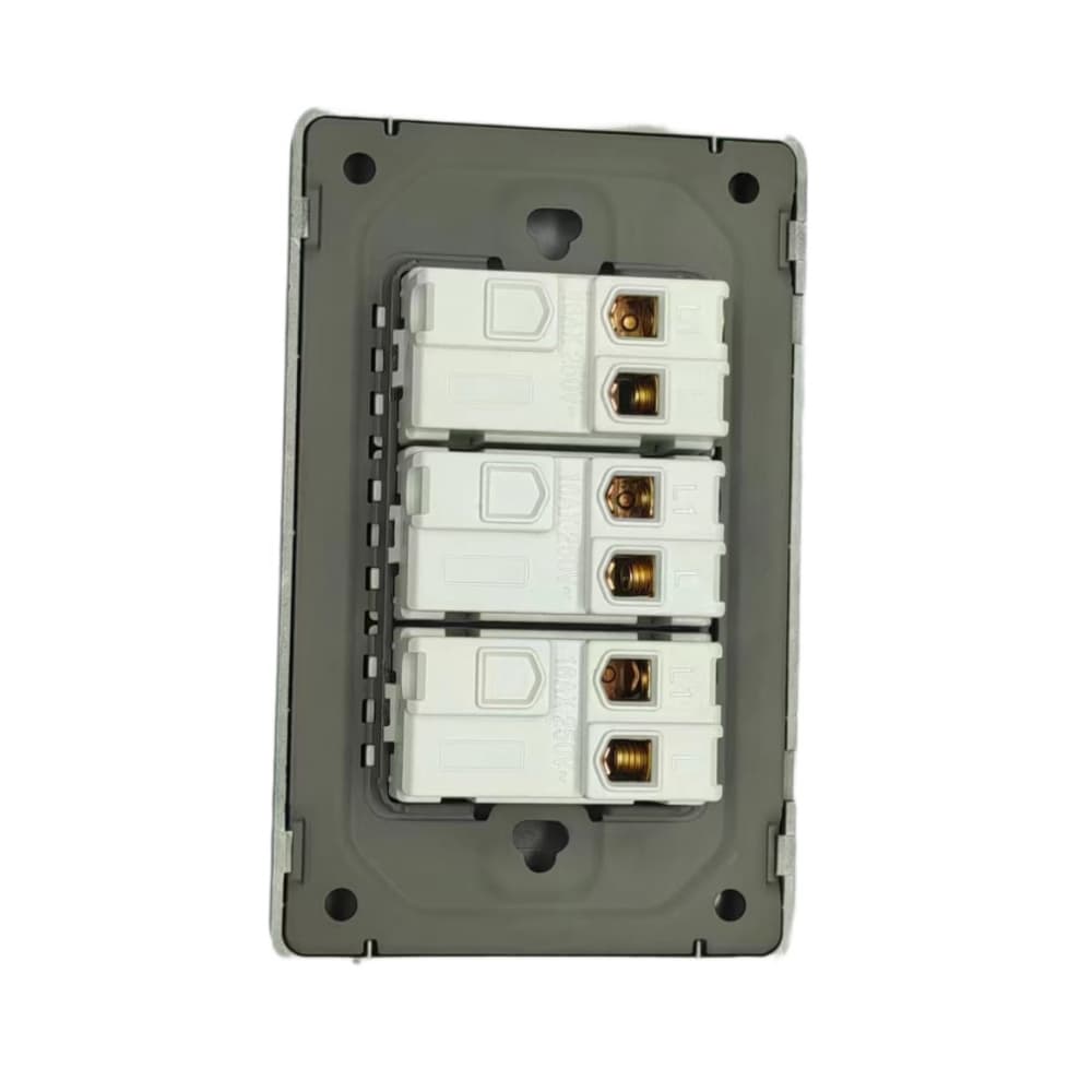 Interruptor triple - panel de vidrio - Miniatura 2