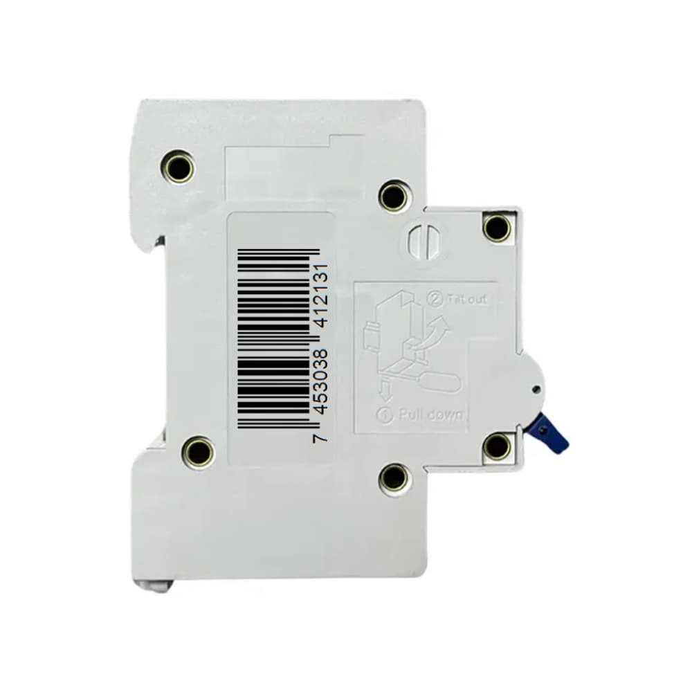 Interruptor - breaker - termomagnético de 20 A 1 polo tipo europeo Troen - Miniatura 2