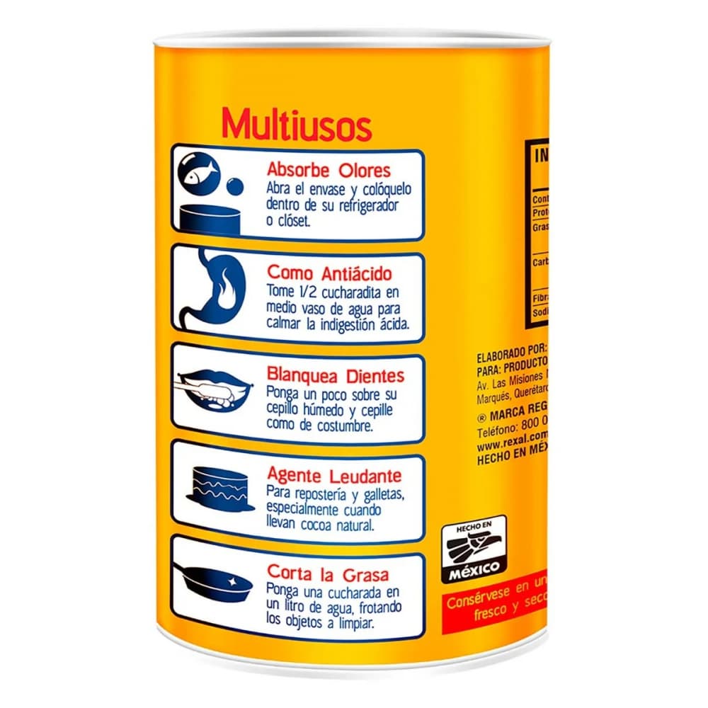 Bicarbonato de sodio puro grado alimenticio Promesa (220 g / 7.76 oz) - Miniatura 4