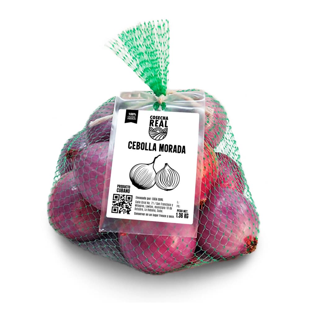 Cebolla morada Cosecha Real (1.36 kg / 3 lb) - Miniatura 1