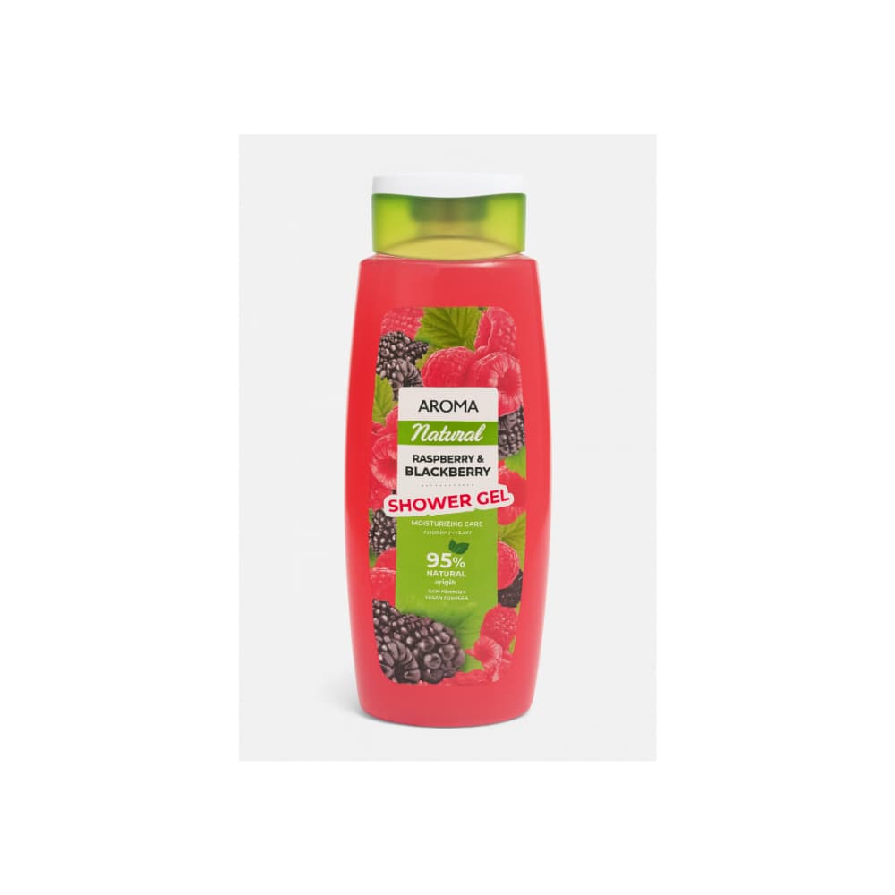 Gel de baño de frambuesa y mora Aroma Natural (400 ml) - Miniatura 4