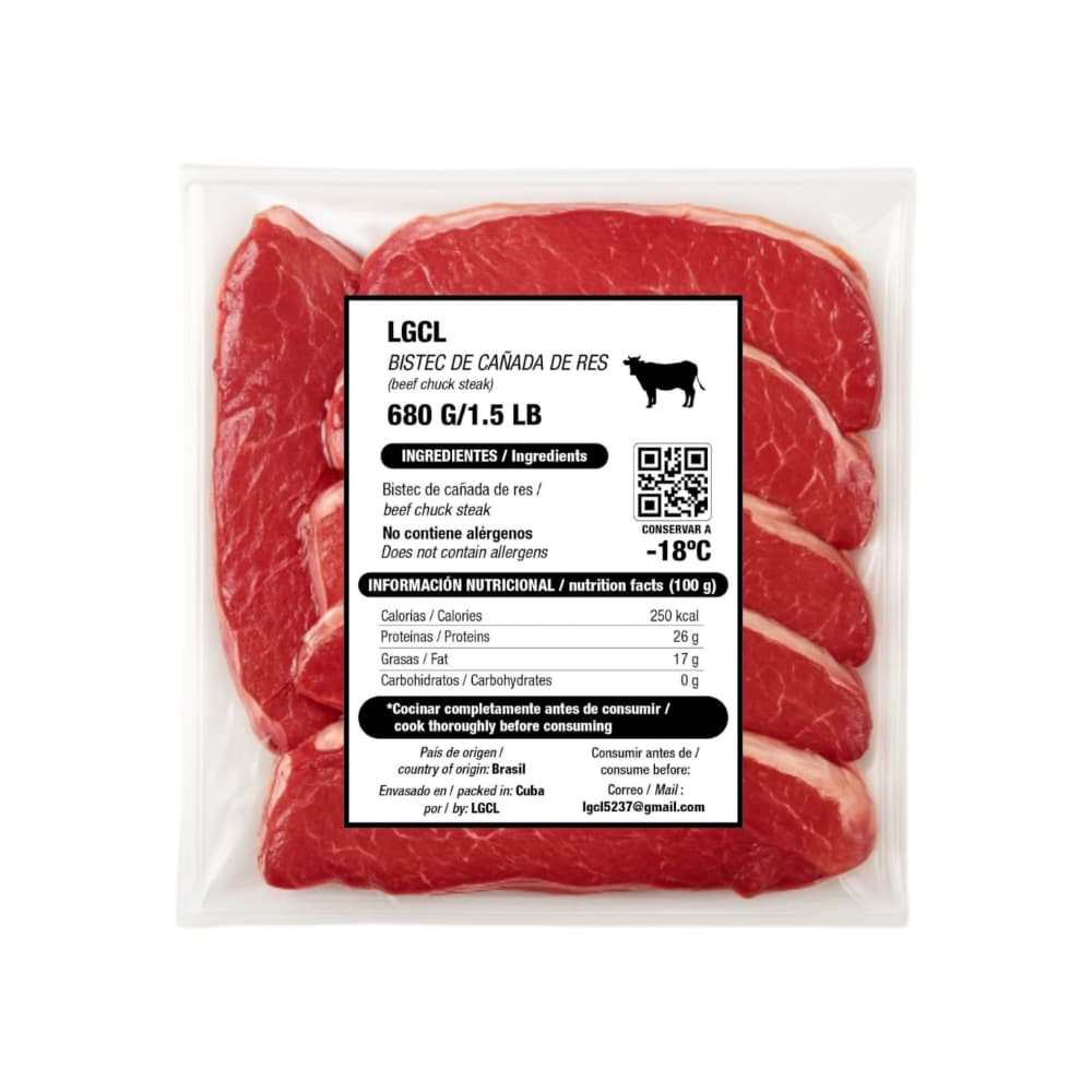 Bistec de cañada de res LGCL (680 g / 1.5 lb) - Miniatura 3