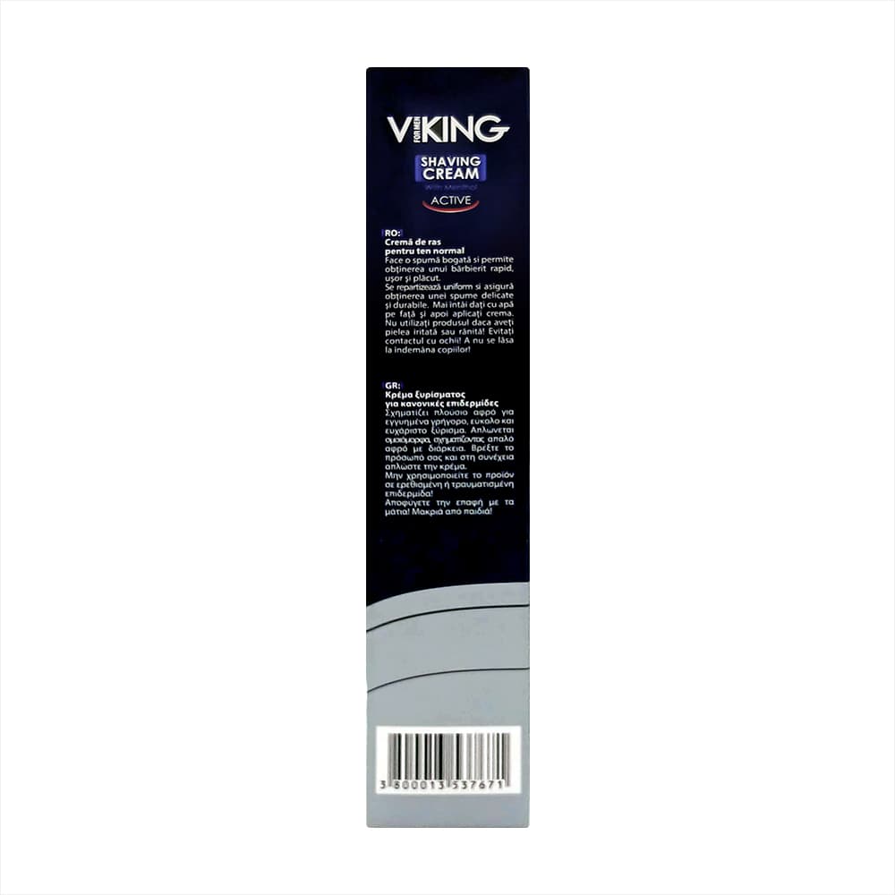 Crema de afeitar con mentol Active Viking (100 ml) - Miniatura 3