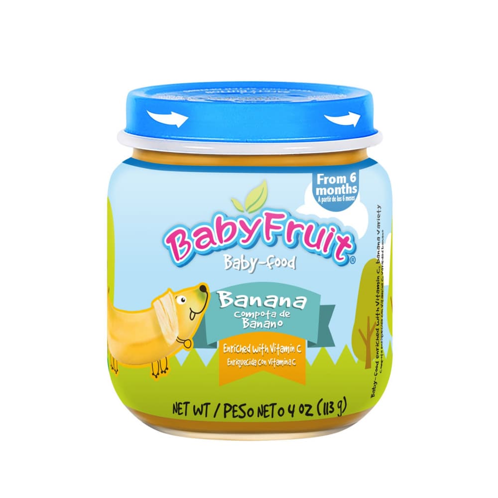 Compota de banano Baby Fruit (113 g / 4 oz) - Imagen 1