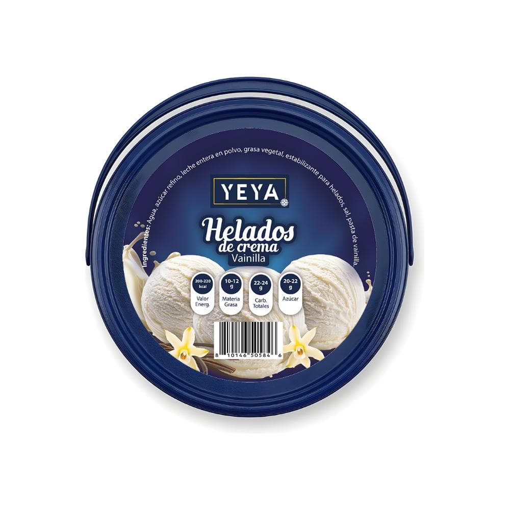 Helado de crema sabor a vainilla YEYA (4 L) - Miniatura 2