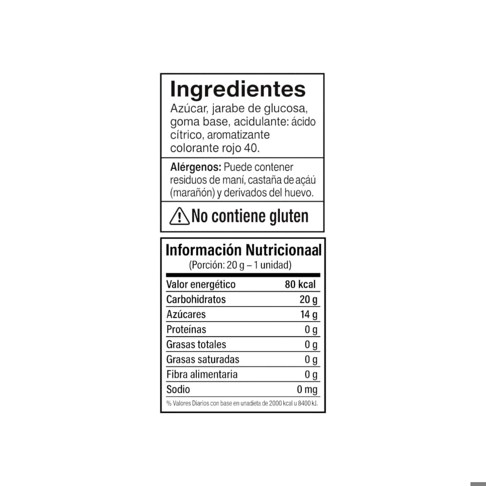 Chupa chupas rellenos sabor a tutti frutti Good Smile Pietrobon (480 g / 1.06 lb) - Miniatura 6