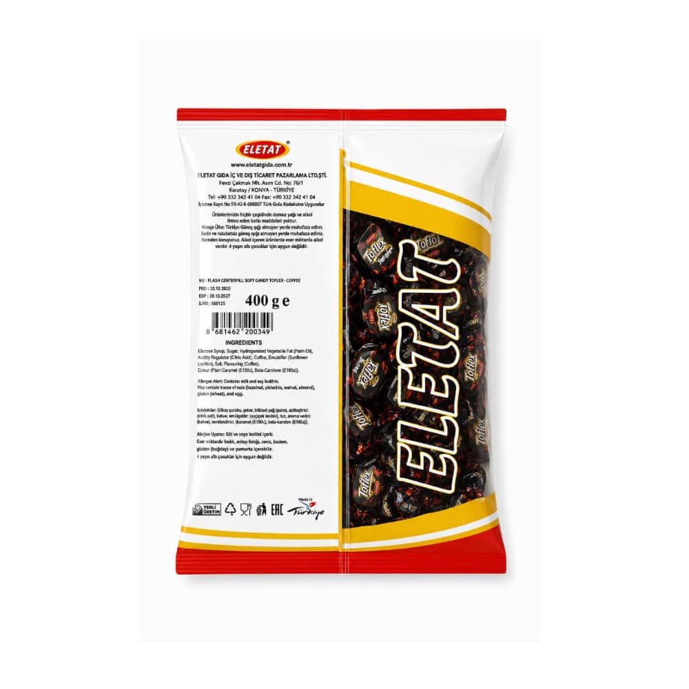Caramelos blandos rellenos sabor a café ELETAT (400 g / 14.10 oz) - Miniatura 2