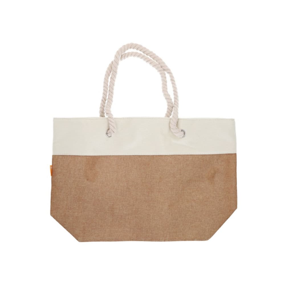 Bolsa de playa con estampado blanco de palmeras Benzi (1 U) - Miniatura 3