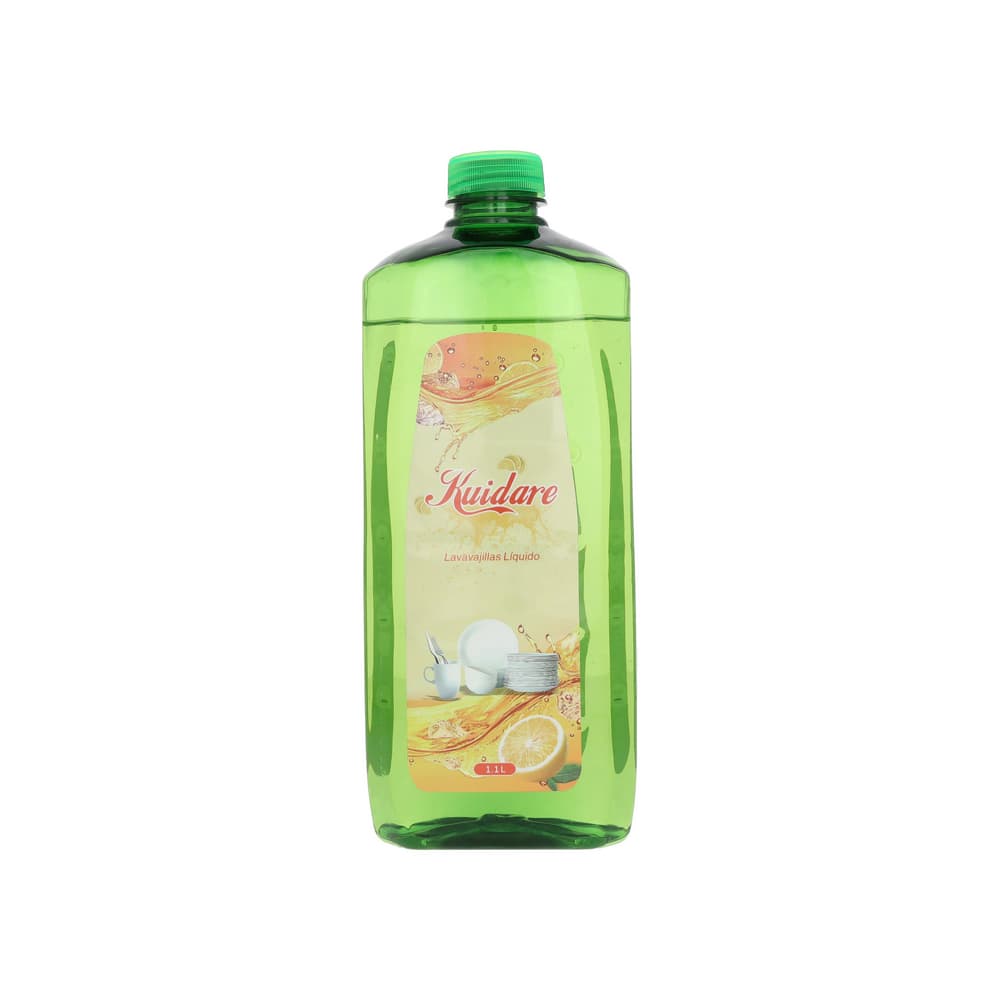 Detergente líquido lavavajillas con aroma a lima Kuidare (1.1 L) - Miniatura 1