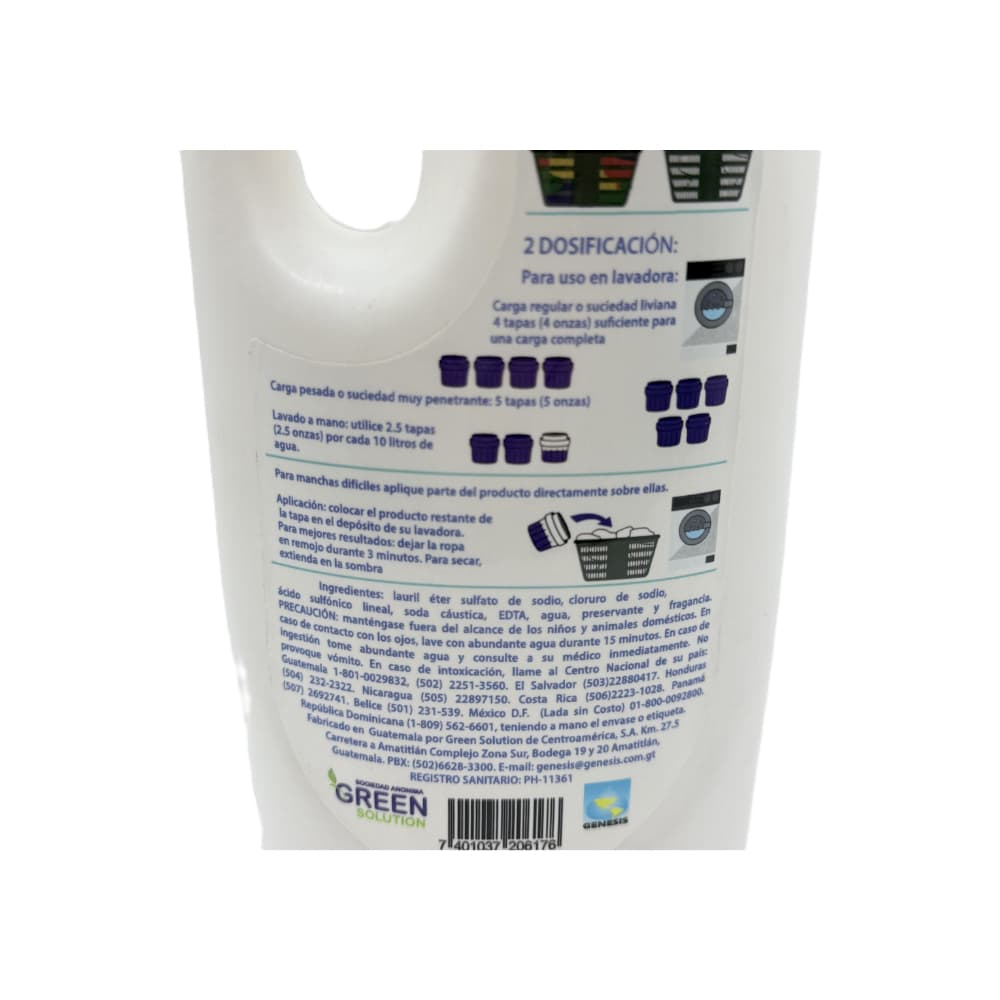 Detergente líquido para ropa blanca Fresh Touch (1 L) - Miniatura 3