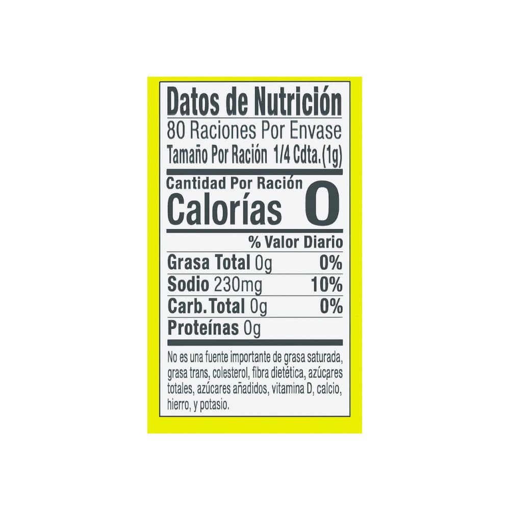 Cubito en polvo de caldo con sabor a carne de res Goya (10 g) - Miniatura 3