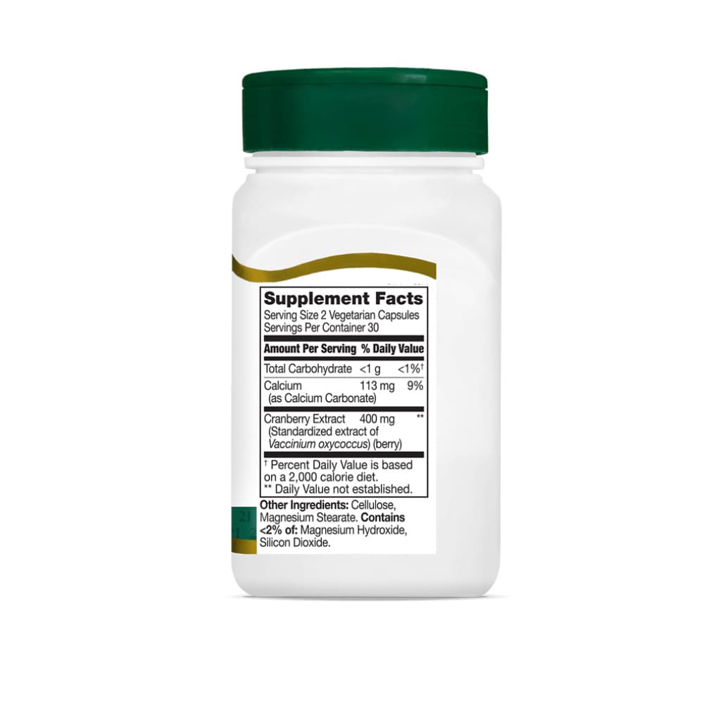 Extracto de arándano 400 mg 21st Century (60 cápsulas) - Miniatura 4