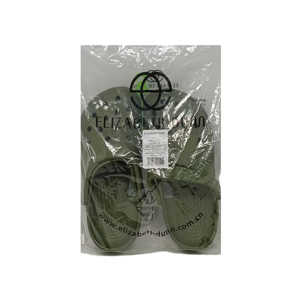 Chancletas verde olivo tipo zueco Elizabeth Dunn (Talla 36 - 37) - Miniatura 4