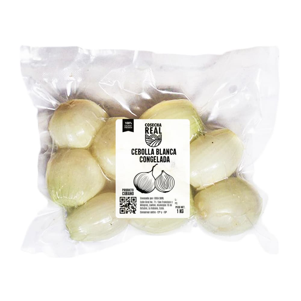 Cebolla blanca congelada Cosecha Real (1 kg / 2.2 lb) - Miniatura 1